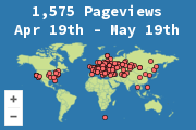 Locations of visitors to this page
